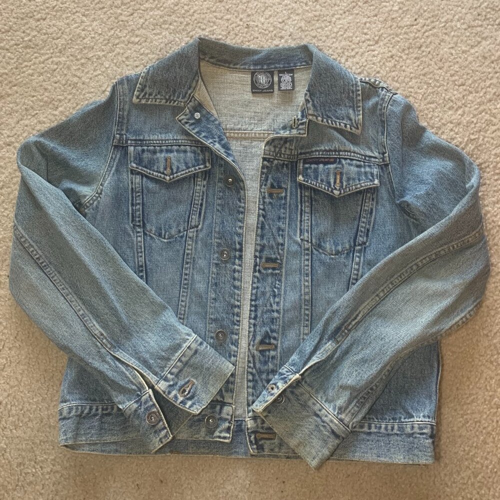 Vintage DKNY Jeans Denim Jacket – Size L – Made in Hong Kong